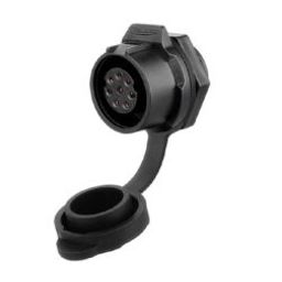 LP-16 8 Pin Female Soldering Type Power Socket with Plastic Shell IP67 250V 5ALP-16 8 Pin Female Soldering Type Power Socket with Plastic Shell IP67 250V 5A-99