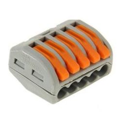 PCT-215 0.08-2.5mm 5 Pole Wire Connector Terminal Block with Spring Lock Lever for Cable Connection-18