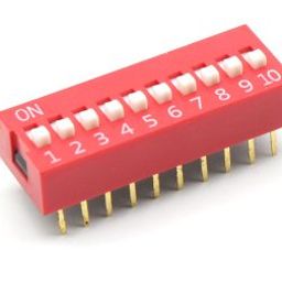 10 Way Slide Switch 2.54mm Pitch-19