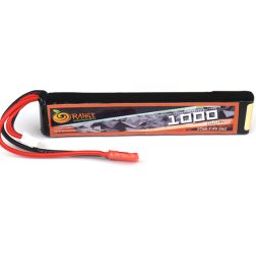 Orange 7.4V 1000mAh 20C 2S Airsoft Lithium Polymer Battery Pack-7