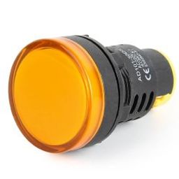 Yellow AC/DC24V 30mm AD16-30DS LED Power Pilot Signal Indicator Lamp-2