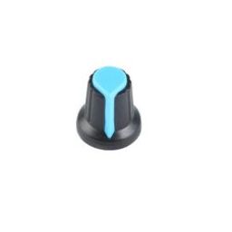 Potentiometer Knob Rotary Switch Cap Blue Color- Pack of 5 Pcs.-55