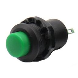 Green R13-502 12MM 2PIN Momentary Self-Reset Round Cap Push Button Switch-3