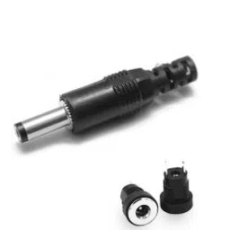 Male Plug + Female Socket 3.5 x 1.3mm for DC Power Jack Adapter Connector-43