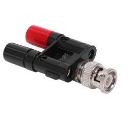 Q9 BNC Banana To Two Dual 4mm Banana Male Female Jack Coaxial Connector-50