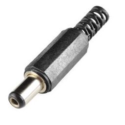 DC Jack Connector Male 2.1mm x 5.5mm (Pack of 2)-51