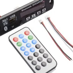 Bluetooth MP3 Decoding Board Module with inbuilt SD Card Slot / USB / FM / and Remote Control-33