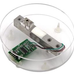 Pressure Sensor,5kg+ HX711AD Module,+4P DuPont Wire + Shell, Weighing Electronic Weighing Sensor Kit-19