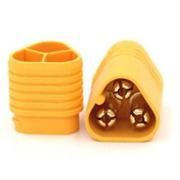Amass MT30 3 Pole Motor/ESC Connector Set Male-1Pcs – MT30-M.G.Y-44