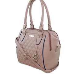 FLYING BERRY Mauve Solid Handheld Bag With Sling Bag image 3