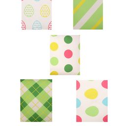 Alina decor Multicoloured Set of 5 Checked Square Cushion Covers image 2