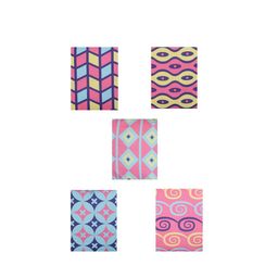 Alina decor Multicoloured Set of 5 Geometric Square Cushion Covers image 3