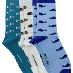 Mint & Oak Men Pack Of 3 Printed Above Moisture Wicking Ankle Length Socks-image-65