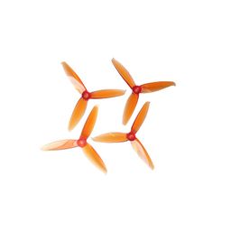 Pro-Range Propellers 5152(5.1X5.2) Tri Blade Flash 2CW+2CCW 2 Pair – Orange image 5