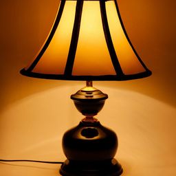 Devansh White & Brown Colourblocked Traditional Bedside Standard Table Lamp with Shade image 5