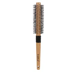 babila Unisex Beige Round Wooden Brush HB-V560 image 3