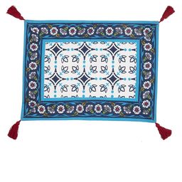 BLANC9 Set Of 6 Blue & White Printed Table Placemats image 3