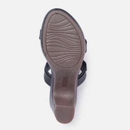 Allen Solly Open-Toe Block Heels with Buckle Detail image 5