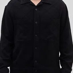 Snitch Men Geometric Open Front Jacket image 3