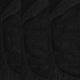 Dynamocks Pack of 3 Black Solid Shoe Liners image 2