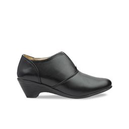 VALIOSAA Black Solid Block Mules image 5