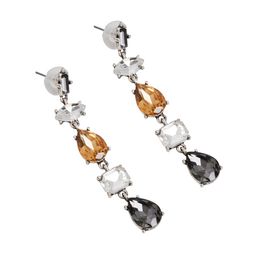 JOKER & WITCH Grey Contemporary Drop Earrings image 2