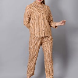 BAESD Striped Shirt With Lounge Pants-image-33