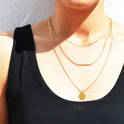 JOKER & WITCH Gold-Plated Layered Necklace-image-95