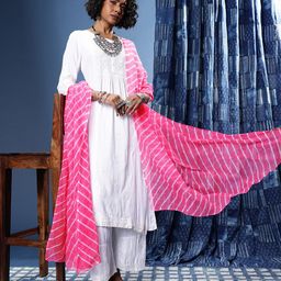 Taavi Leheriya Printed Cotton Dupatta image 3