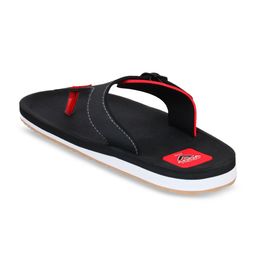 Adda Men Black & Red Printed Slip-On Flip Flops image 2