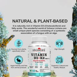 Swisslife Forever Vitamin D3 + K2 Tablets - 60 Tablets image 5