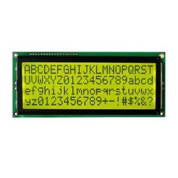 Original JHD762 20×4 character LCD Display with Yellow Green Backlight image 1