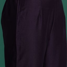Sangria Ethnic Motifs Printed Regular Kurta with Trouser image 3