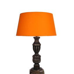 Homesake Orange & Brown Set Of 2 Contemporary Handcrafted Table Lamp with Shade image 4