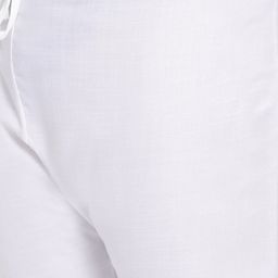 hangup plus Men Multi Angrakha Linen Kurta with Pyjamas image 5