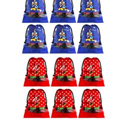Kuber Industries Set Of 12 Disney Printed Dust-Proof Shoe Organisers-34
