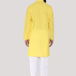 MAG Men Solid Kurta with Pyjama Set image 3