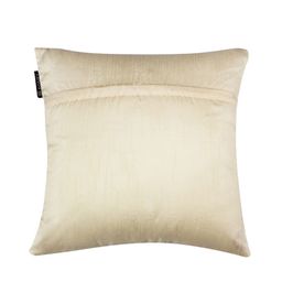 ROMEE Beige & Red Set of 5 Abstract Square Cushion Covers image 3