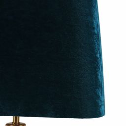 Grated Ginger Green & Grey Self Design Handcrafted Buffet Table Lamp with Shade image 2