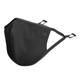 Jockey Unisex Pack Of 2 Black Solid 7-Ply Protective Outdoor Masks-28