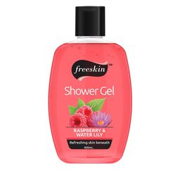 Freeskin Unisex Pack of 2 Lemon & Raspberry Shower Gel 400 ml image 3