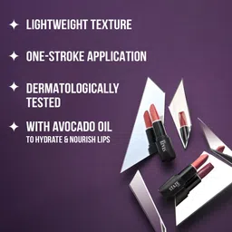 STAZE 9to9 Love Tri-Angle 3 in 1 Transferproof  Lipstick 3.8 g - Caramel Rose 03 image 4