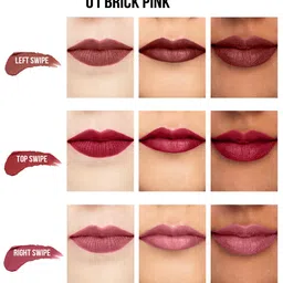 STAZE 9to9 Love Tri-Angle 3 in 1 Transferproof  Lipstick 3.8 g - Brick Pink 01 image 5