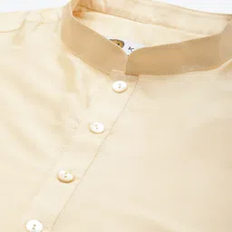 KISAH Men Grey & Beige Printed Sherwani With Jacket image 3