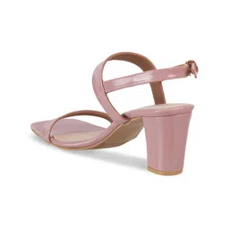Metro Open Toe Block Heels With Backstrap image 2