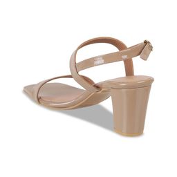 Metro Open Toe Block Heels With Backstrap image 5