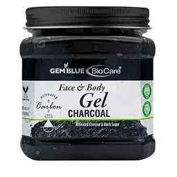 GEMBLUE BioCare Paraben Free Charcoal Face & Body Gel with Black Sugar - 385 ml-picture-13