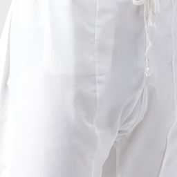 SG LEMAN Men Red & White Solid Kurta with Pyjamas image 3
