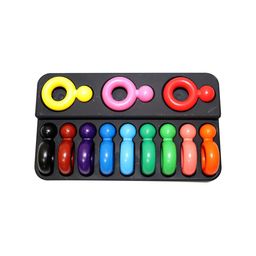 Smily Kiddos Kids Set Of 12 Multicolour Ring Crayons image 4