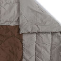 Featherlite Grey & Brown Checked AC Room 150 GSM Single Bed Comforter image 4
